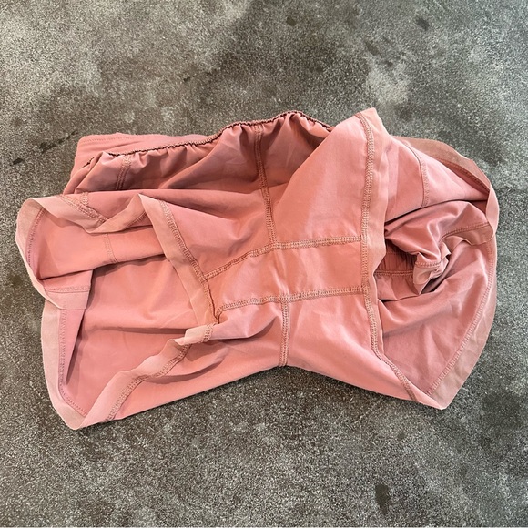 Lulu lemon Lululemon Anew Short 4" Quicksand mauve pink like new size 6 - Picture 14 of 15